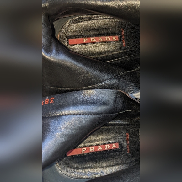 Prada brown leather ankle boot. 38.5 / 8.5. Great condition! Sooo soft. - Picture 9 of 15